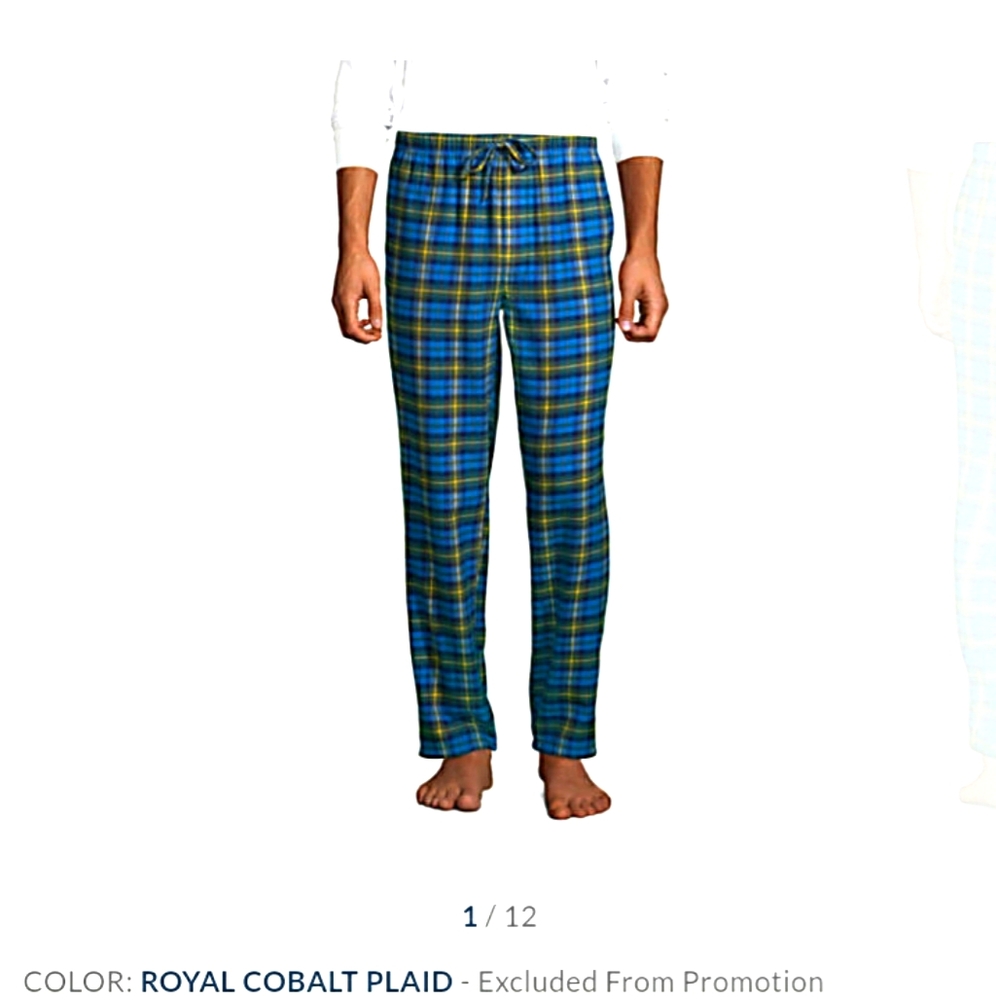 NWT Mens Flannel PJ Pants